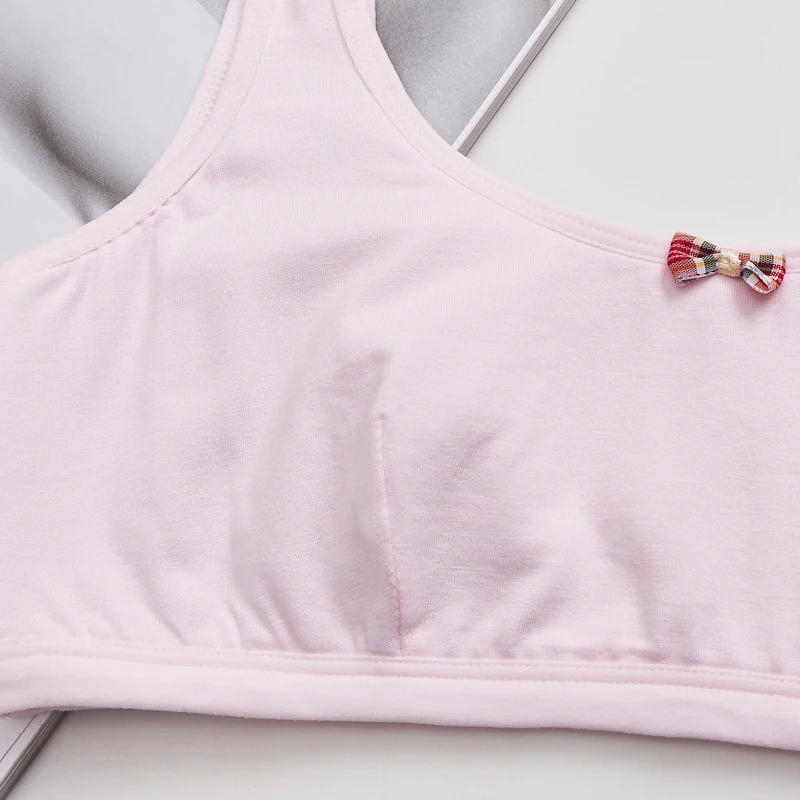 Тренировочный бюстгальтер для девочек без косточек с тонкой чашкой модное