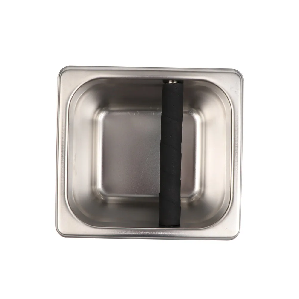 

Household Knock Box For Espresso Coffee Grounds Stainless Steel Anti Slip Coffee Grind Dump Bin Barista Tools Kitchen Coffeeware
