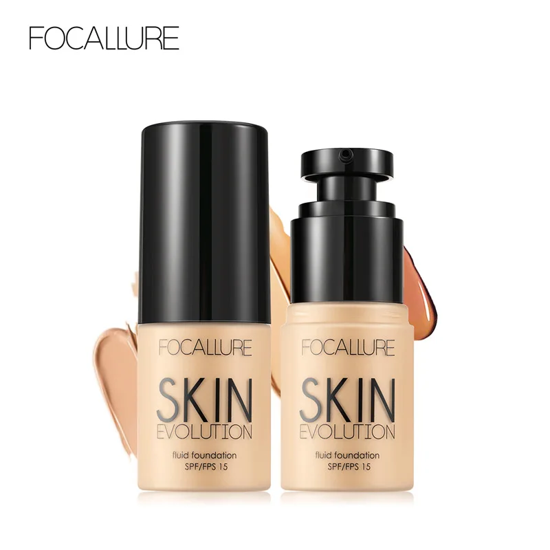 

FOCALLURE Face Liquid Foundation Makeup Base Foundation BB Cream Concealer Whitening Moisturizer Oil-control Maquiagem SPF15