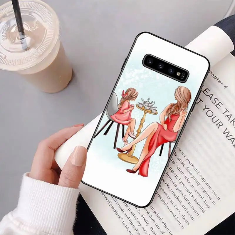 

Baby Mom Girls Phone Case For Samsung S5 6 6Edge 7 8 9 10 10Lite 10Plus 20 20lite 20Ultra Case