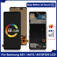 super amoled for samsung galaxy a51 lcd display sm a515fnds a515fds touch screen digitizer for samsung a515 replacement parts