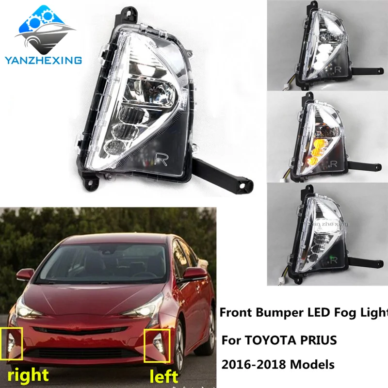 Абсолютно новый высококачественный передний бампер левый и правый светодиодный