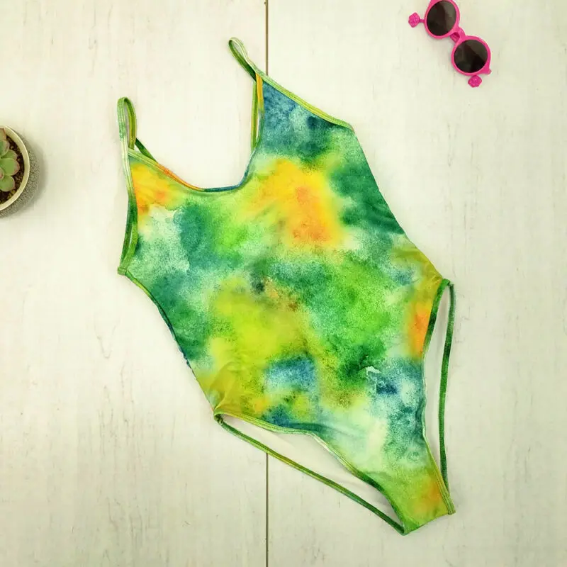 2020 цельный женский пикантный бикини с высоким вырезом стринги купальник принтом