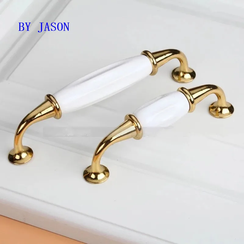 Бронзовая керамическая дверная ручка европейская антикварная американская