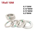 Никелевая пластина, Никелированная Стальная ленточная лента, разъем для точечной сварки, 1 рулон, 10 м, литий-ионный аккумулятор 18650, 0,2*8, 0,12*8