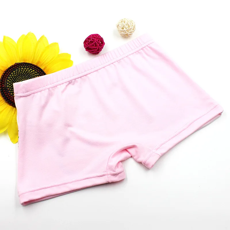 5 шт./лот От 2 до 10 лет хлопковые трусики для девушек Детские Короткие трусы
