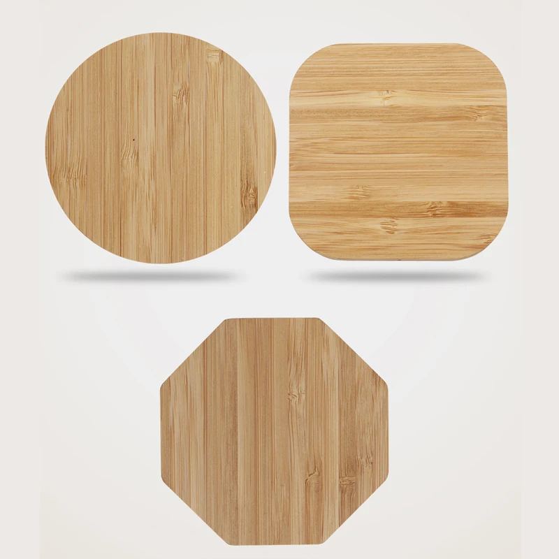 

10W Bamboo wood QI wireless charger for Samsung Galaxy S6 /S6 Edge S20 S10 note 10 20 fast charging for iPhone 11 pro max new