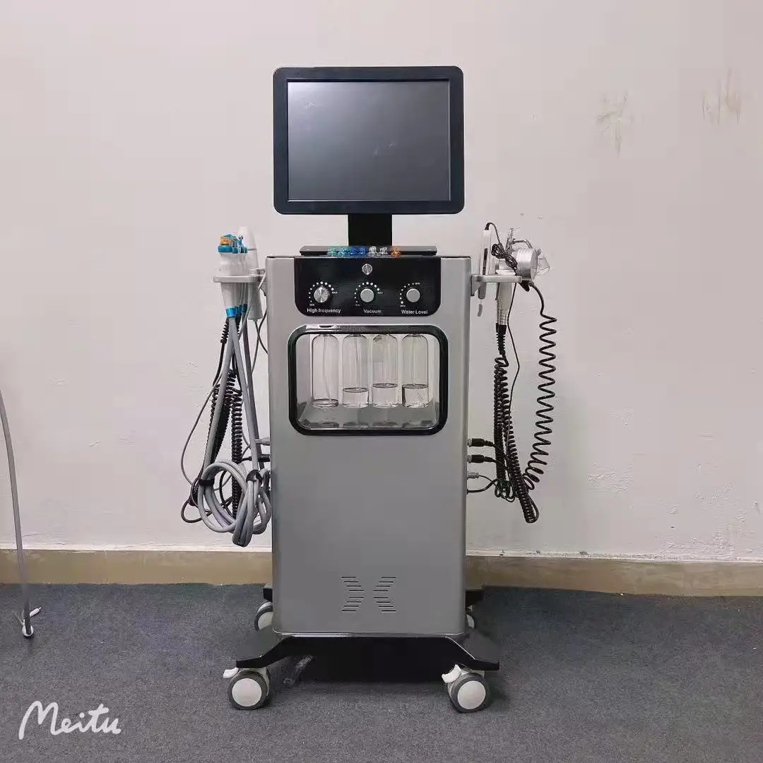 

Multifunction 14 In 1 Water Dermabrasion Machine Deep Cleaning Machine Water Jet Hydro Dead Skin Removal Anti-wrinkle Device