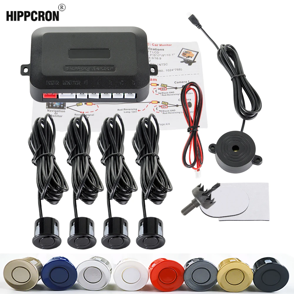 Набор датчиков парковки звуковой сигнал автомобильный резервный радар
