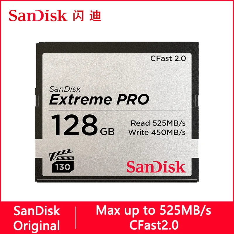 SanDisk Экстремальный Pro CFast2.0 CF карта 128 Гб 64 515MBS памяти флэш карты Carte Memoire для