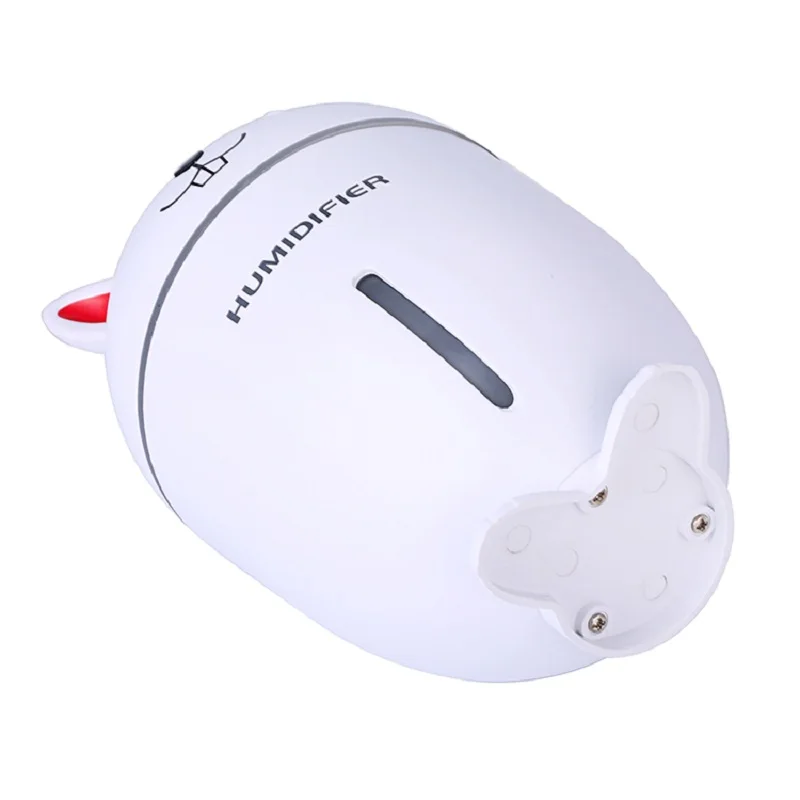 

3 in 1 Portable Humidifiers USB Power Supply Lovely Bunny Humidifier Pet Shape Air Purifier With LED Light Mini Fan