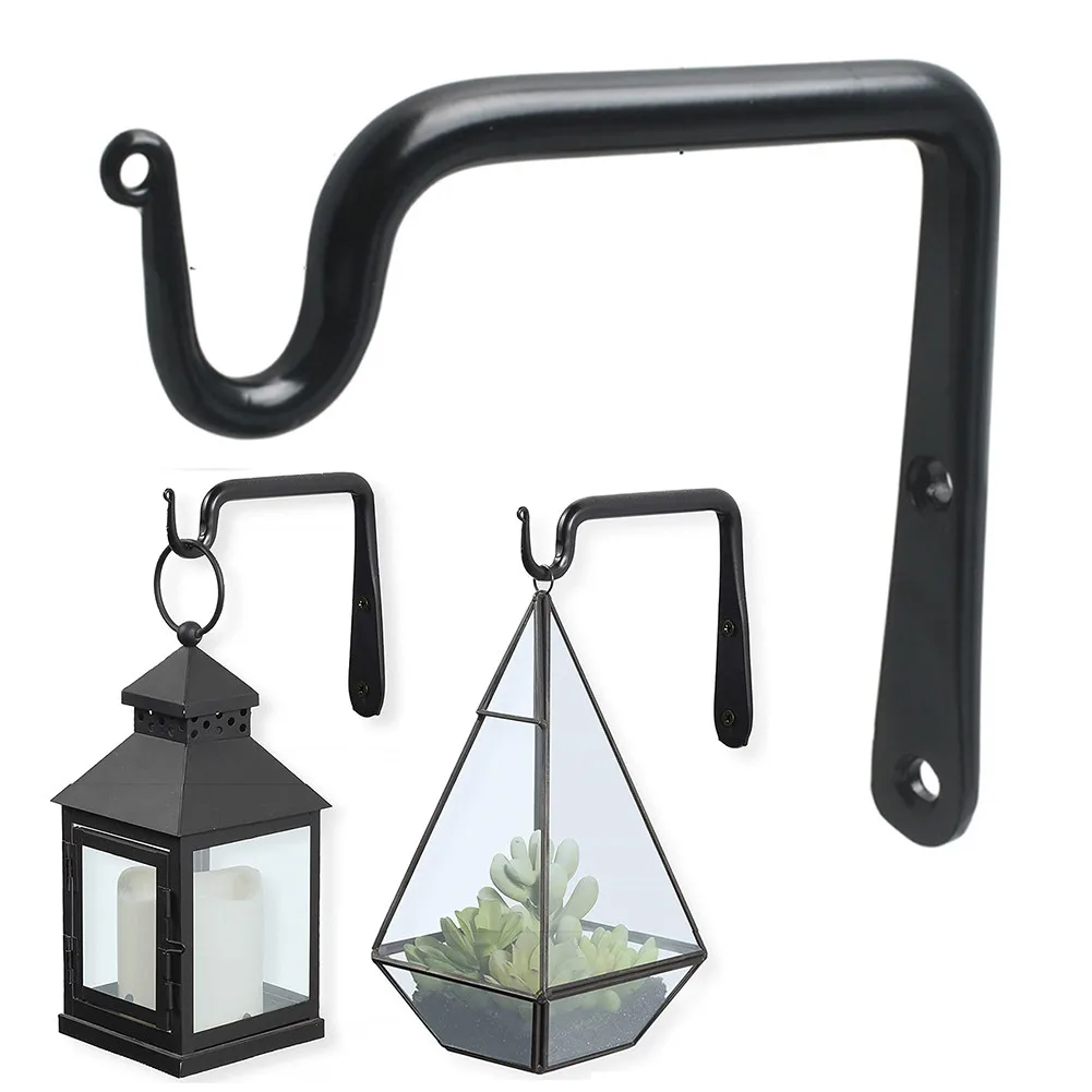 

Nordic Style Wall Hanging Flower Pot Support Metal Hanging Basket Brackets Garden Plant Hanger Hook Balcony Wall Garden Decor