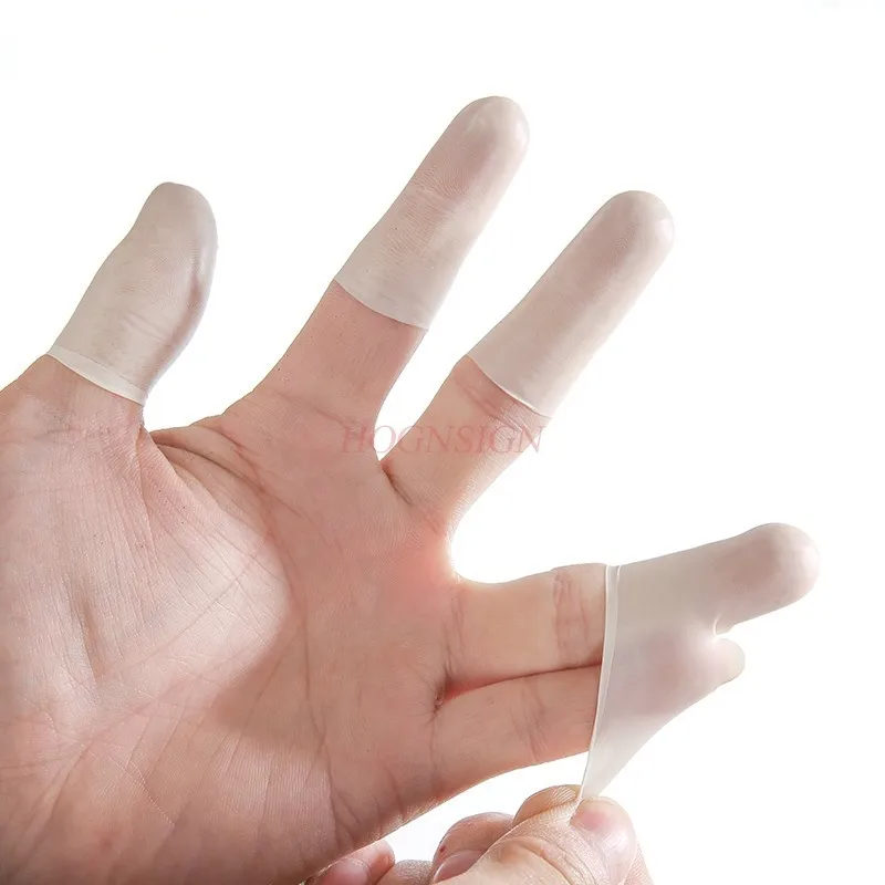 1000 шт резиновый латекс натуральный палец рукав разрез износостойкий без серы