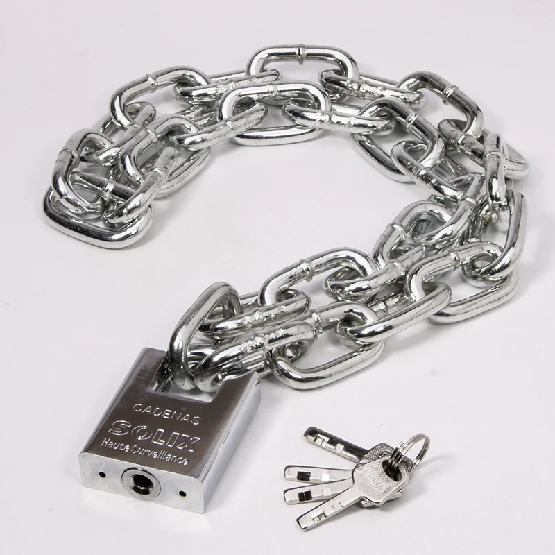 Цепочный замок Анти кражи цепи блокировки анти резки железной двери