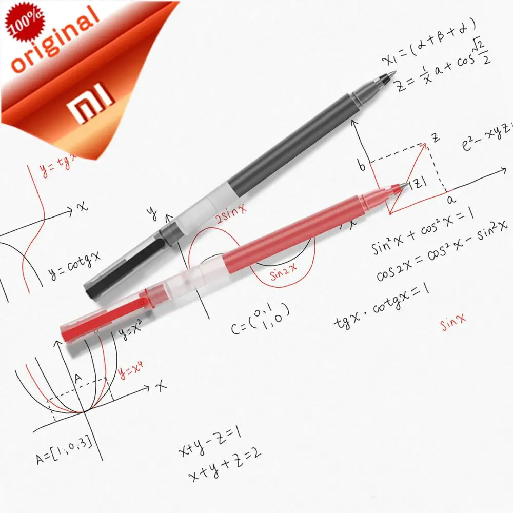 Xiao mi Pen, mi jia, суперпрочный пишущий знак, ручка mi Pen, 0,5 мм, ручки для подписи, гладкие, швейцарские, сменные, mi Kuni, японские чернила
