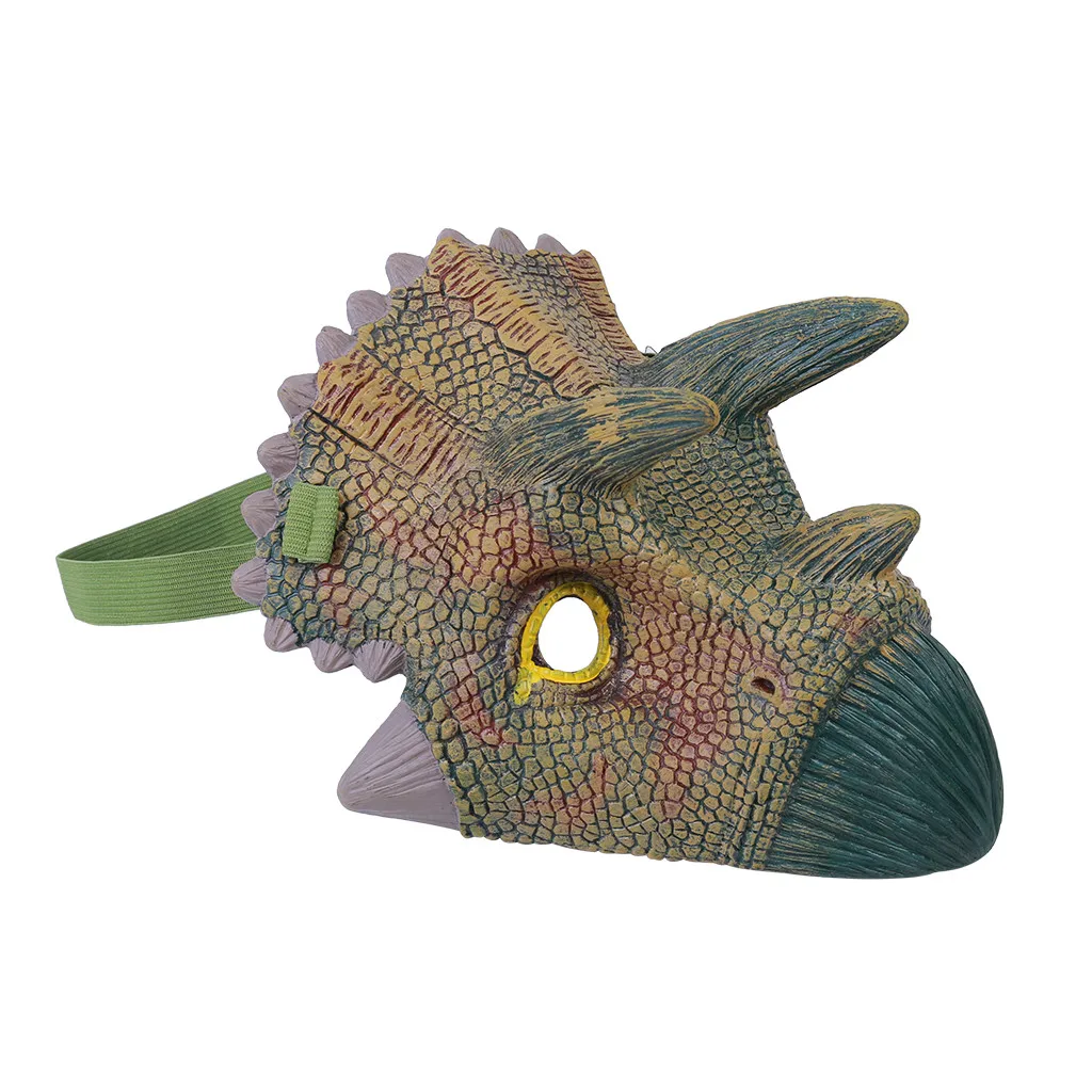 Страшный Тиранозавр Рекс Хэллоуин реалистичный мир Юрского периода маска