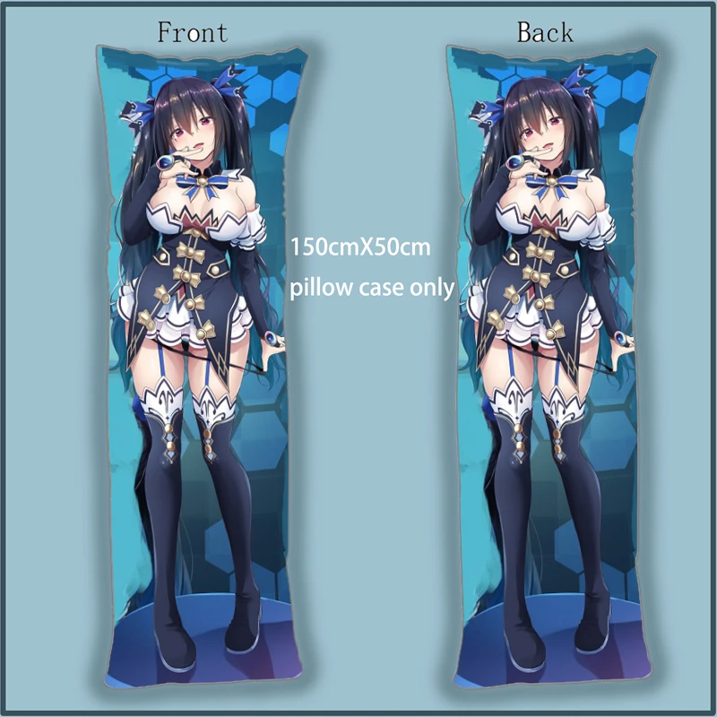 Аниме подушка для тела Чехол гиперразмеры нептуния черное сердце дакимакура