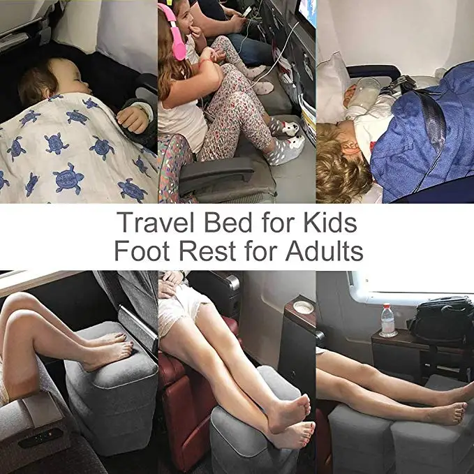 Надувная подушка для отдыха на ногах с воздушным насосом регулируемая высота