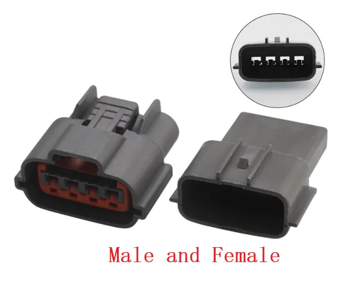 

Бесплатная доставка, 200 комплектов, 4 штырька, 2,2 мм, автомобильный водонепроницаемый соединитель, средний желобок, автомобильная фотолампа/21