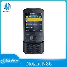 Nokia N86 refurbished Original Nokia N86 original unlocked GSM 3G WIFI GPS 8MP Mobile phone Black&White russian keyboard support