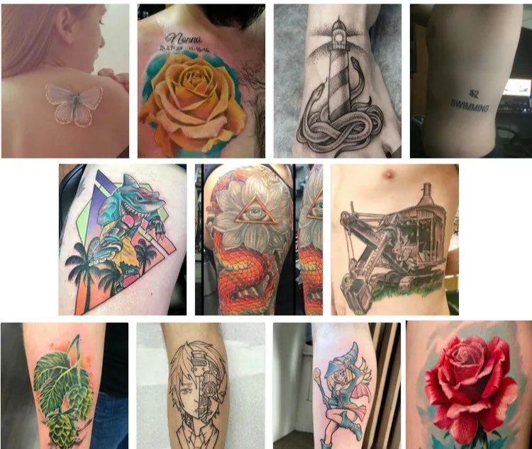 Тату чернила 14 цветов 30 мл/бутылка тату пигментные набор для боди Набор