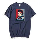 Летняя футболка с принтом аниме Demon Slayer Tanjiro nezuko, мужская, женская футболка в стиле Харадзюку, футболка с коротким рукавом, уличная одежда off white