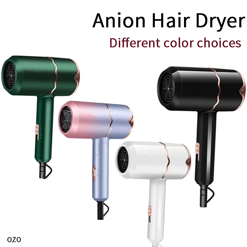 

Negative Ion Hair Dryer Fast and Stable Xiomi Dryer Cold and Hot Air Control For Hair Home Hair Styling Tool