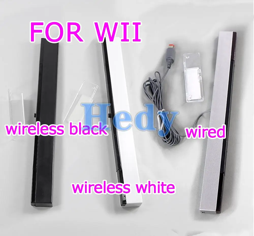 

1PC New Wireless Remote Sensor Bar Infrared Ray Inductor with Stand ABS Material For Nintendo Wii Wired Wireless Controller
