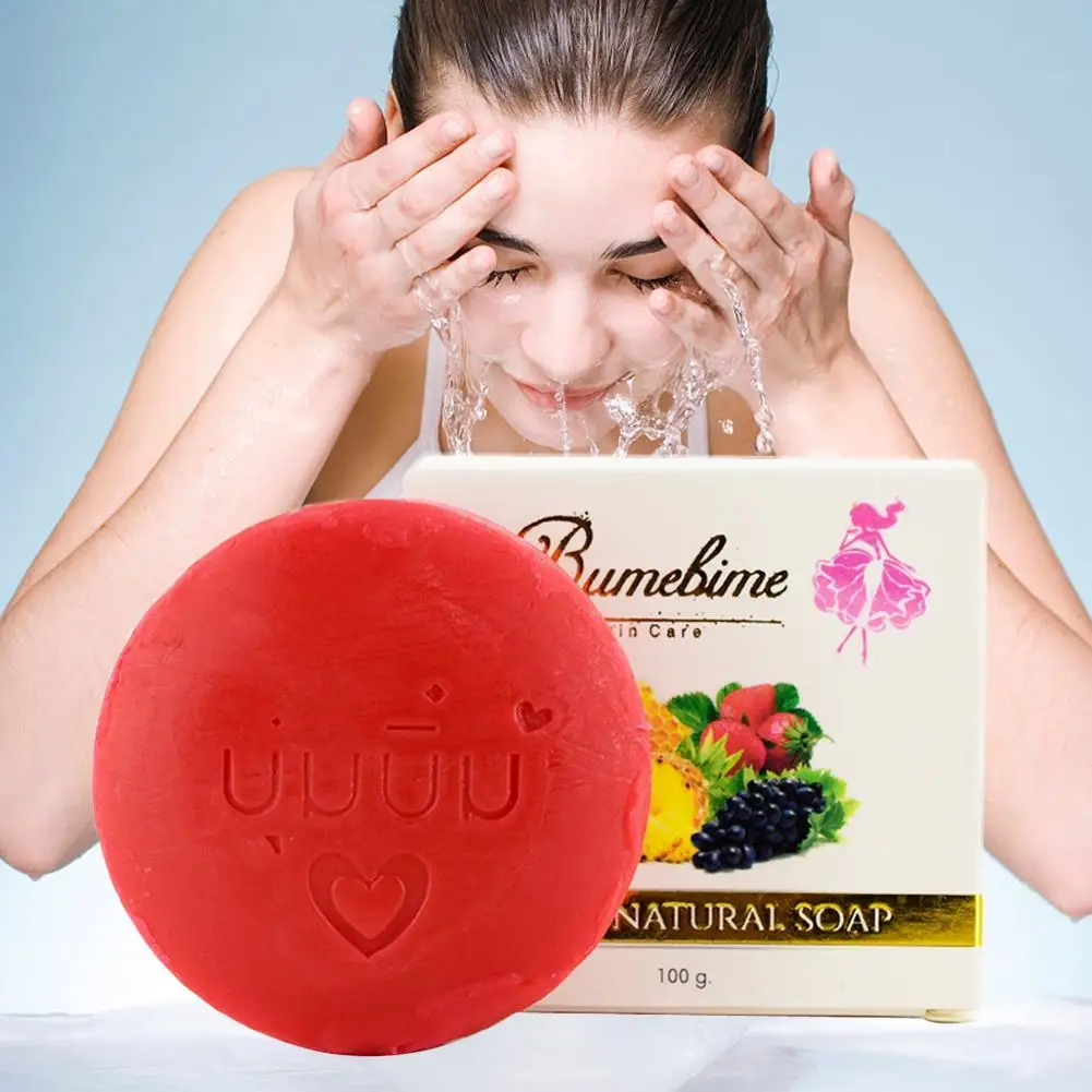 100 г мгновенных Отбеливающее мыло ручной работы средства ухода за кожей