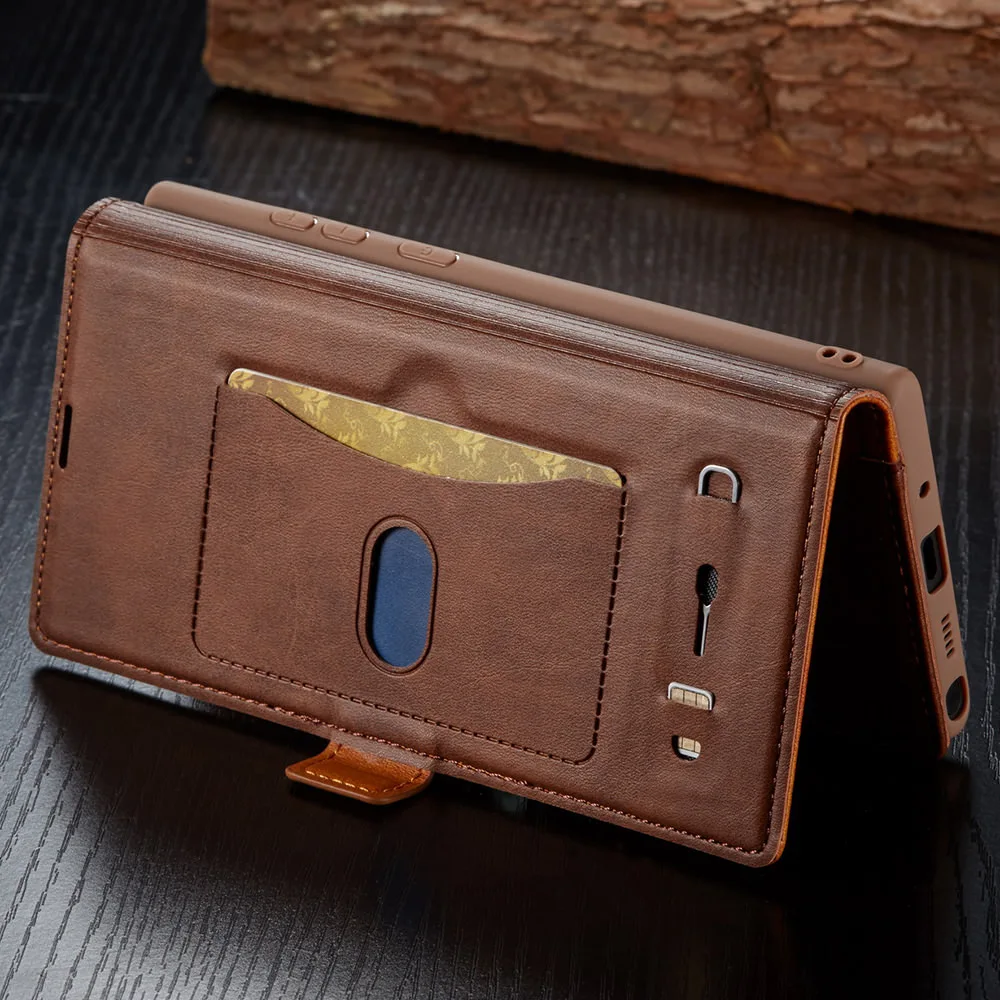 Элегантный роскошный флип-чехол-бумажник для Samsung Galaxy Note10 Plus 5G чехол S10 S9 S8