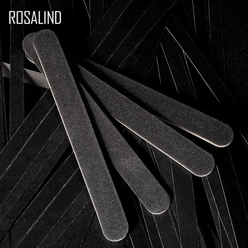 Пилки для ногтей ROSALIND пилки полировальные инструменты маникюра 4 полоски пилинг