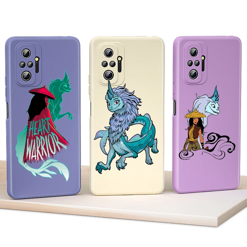 

Raya and The Last Dragon Phone Case For Redmi Note 10 10S 10T 9 9S 9T 8 8T 7 7S 6 5 Pro Max Plus 5G Liquid Silicone SOft