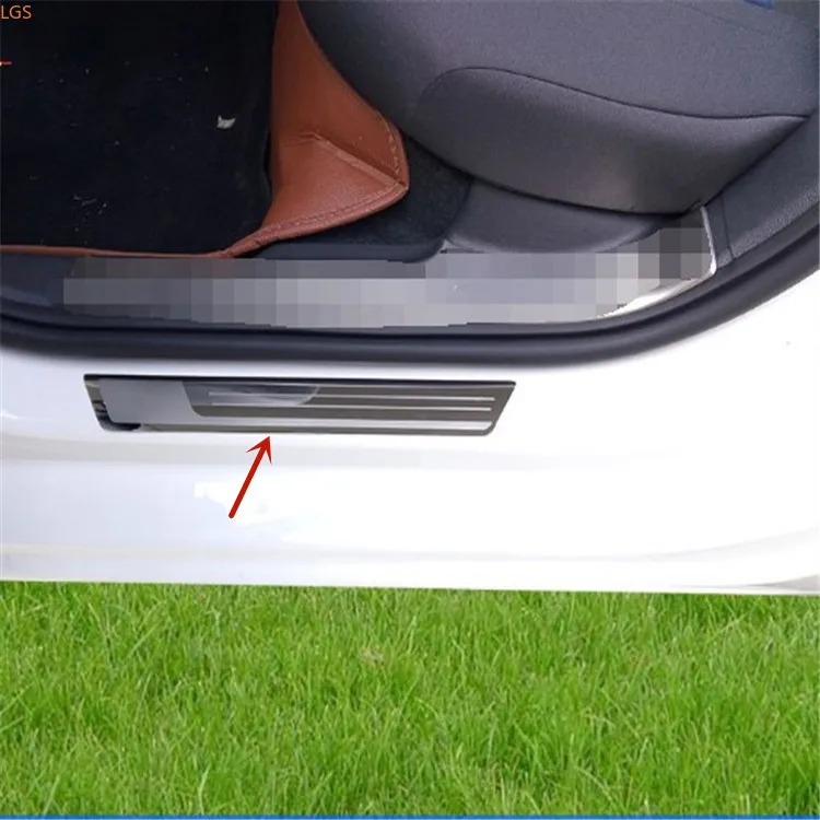 

Пороговая панель из нержавеющей стали для Volkswagen Jetta 2013-2019, приветственная педаль, защита от царапин, автомобильные аксессуары