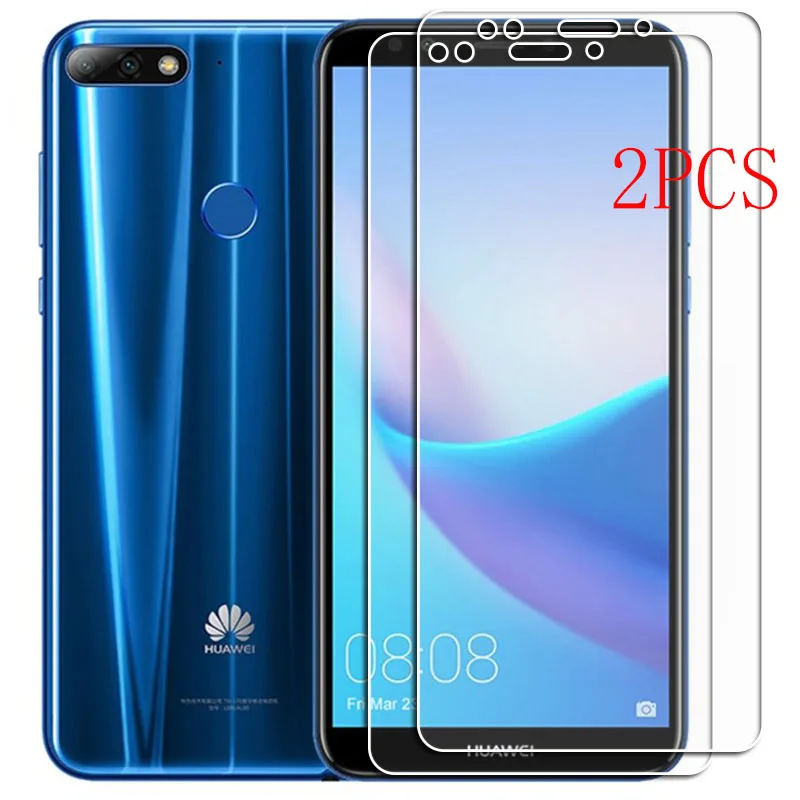 

2 предмета в комплекте, для Huawei Y7 Prime 2018 PRO с высоким разрешением HD защитная пленка из закаленного высокопрочного стекла на Y7Prime LDN-L01, LDN-LX3 Защи...