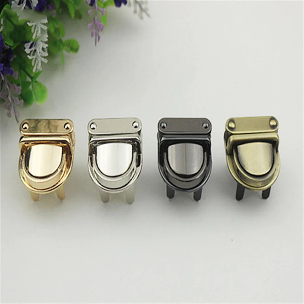 1 шт. винтажная металлическая застежка закручивающийся замок круглой формы для