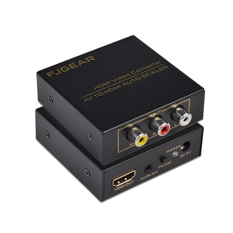 AV ZU HDMI-совместимый видео конвертер Adattatore RCA Мини Композитный CVBS HDMI 720 p/1080p