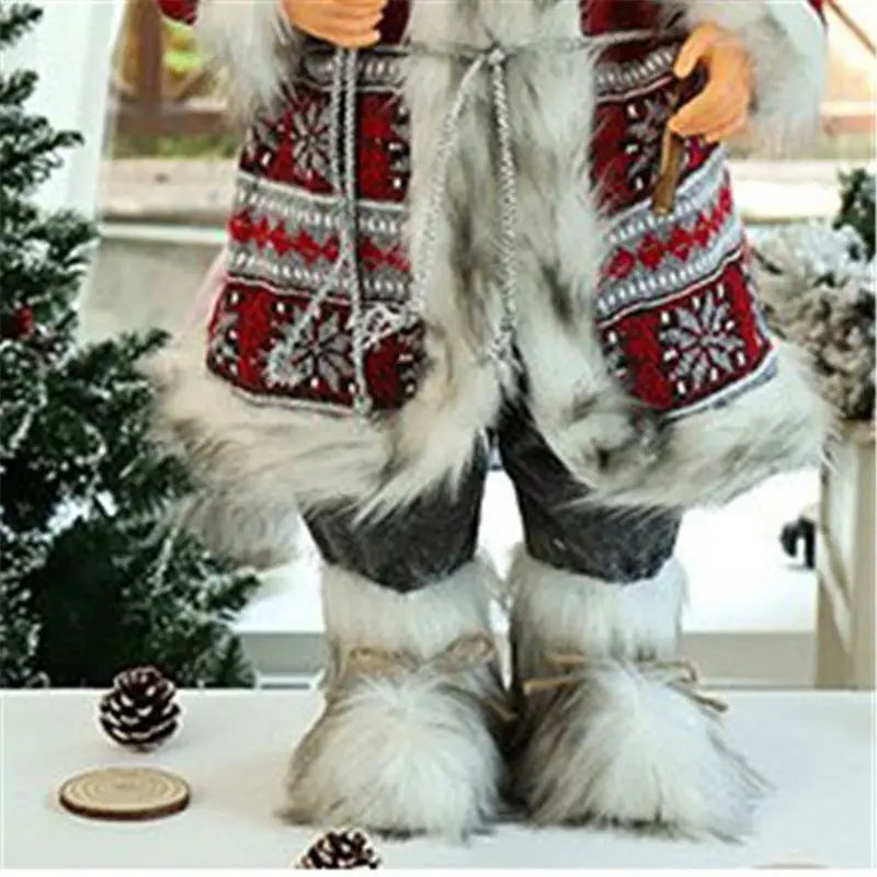 Кукла Санта-Клаус детские подарки украшения для окон рождественские | Дом и сад