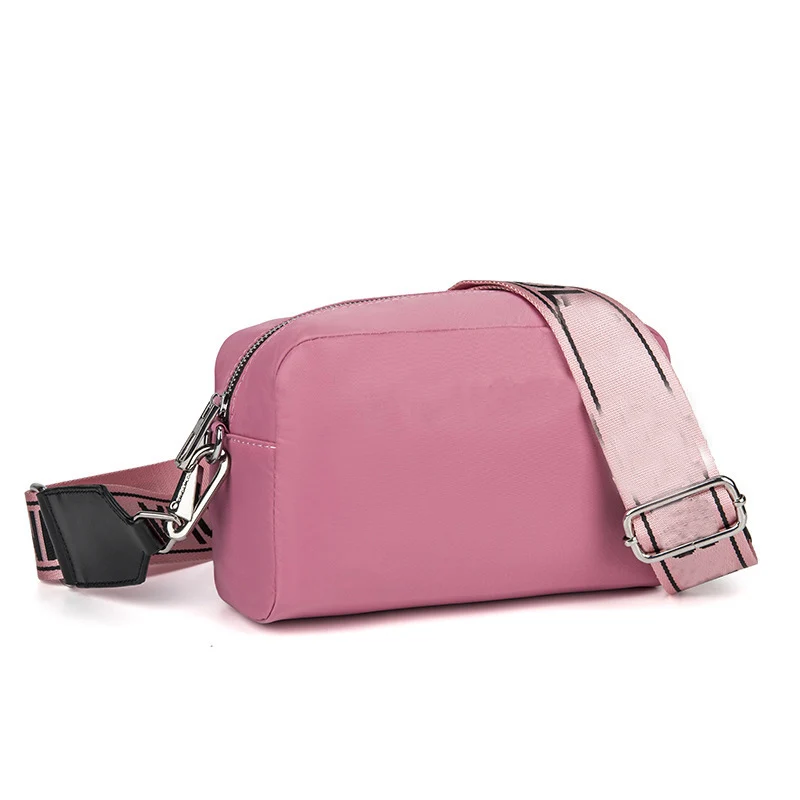 

B Y L 2021 Hot Sale Square Nylon Female Bag Black Letter Shoulder Bag Casual Messenger Bag Luxury Designer Handbag Phone Bags