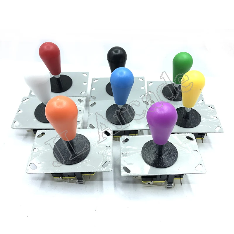 Бесплатная доставка Новое поступление аркадный джойстик DIY красный шар 4/8 боевые