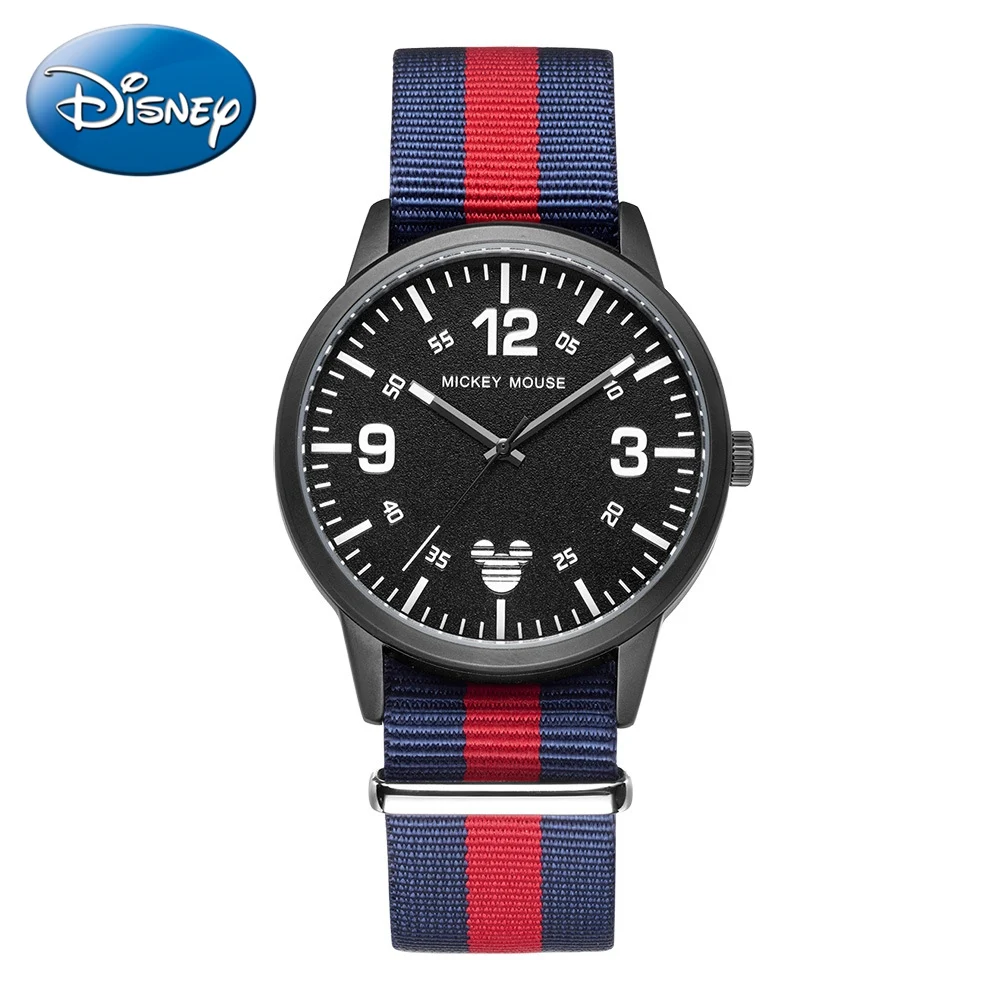 Мужские модные спортивные Водонепроницаемые наручные часы с нейлоновым