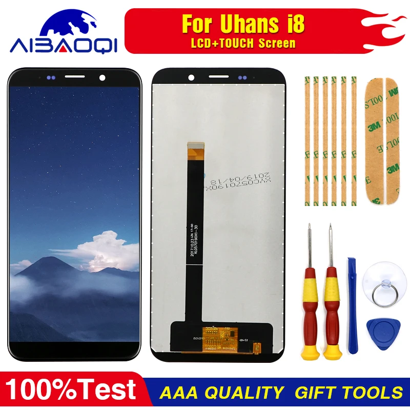 Новый Оригинальный сенсорный ЖК экран для Uhans i8 запасные части + инструмент