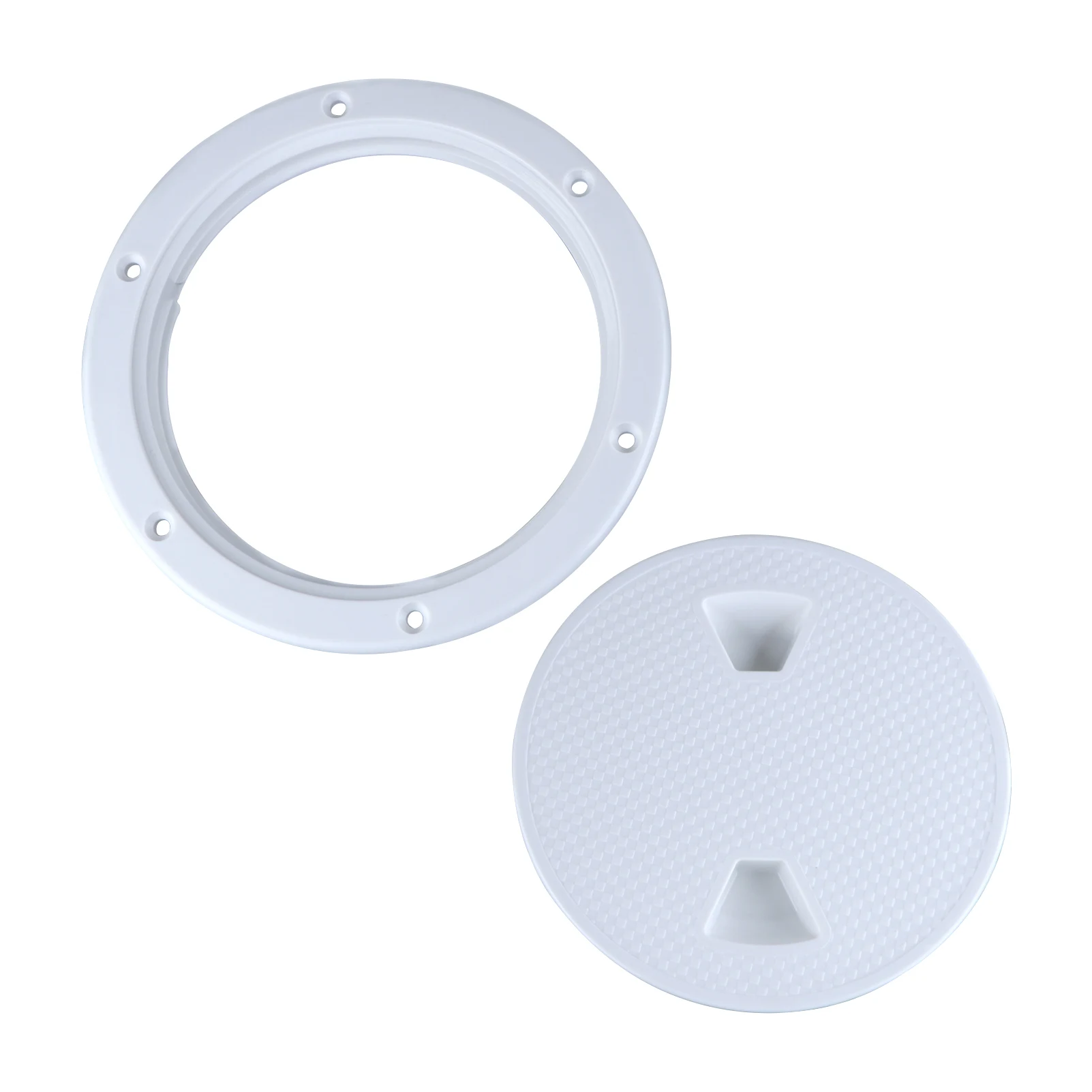 ABS круглая крышка люка белая 4 &quot6" 8 "палубная пластина Нескользящая палубная