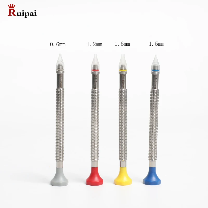 Set of 4 Watch Hand Install Setting Tools Dual Sided with Replaceable Tips Pusher Fitting Kit | Наручные часы