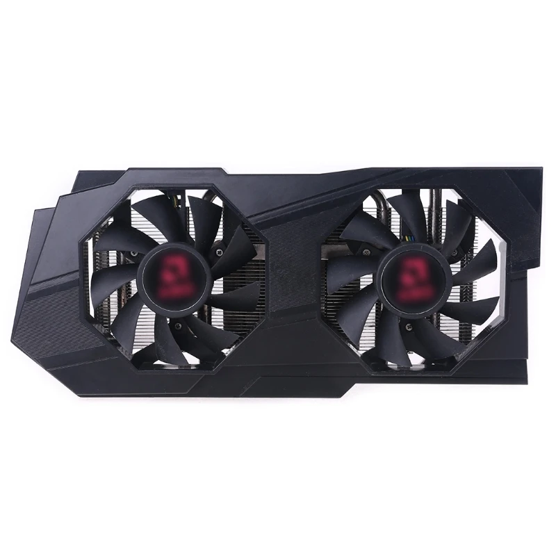 AMDRX570 RX580 RX588 чип Графика Вентилятор охлаждения с оболочкой RX570 580 GPU охлаждающая