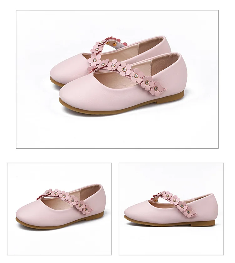

Children's leather shoes new flower girl's princess shoes soft sole kids casual shoes girl's single shoes spring and autumn 2020