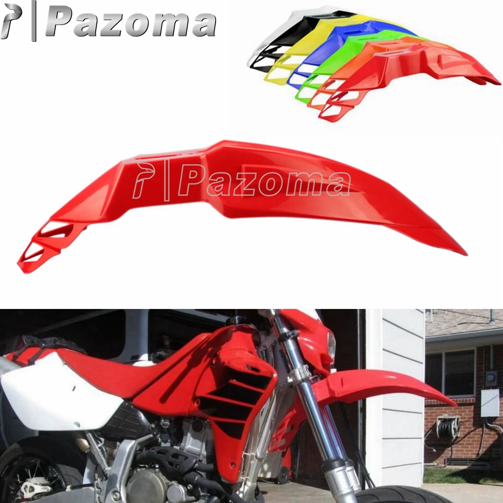 Универсальный передний брызговик для мотоцикла Supermoto красные Мотоциклы