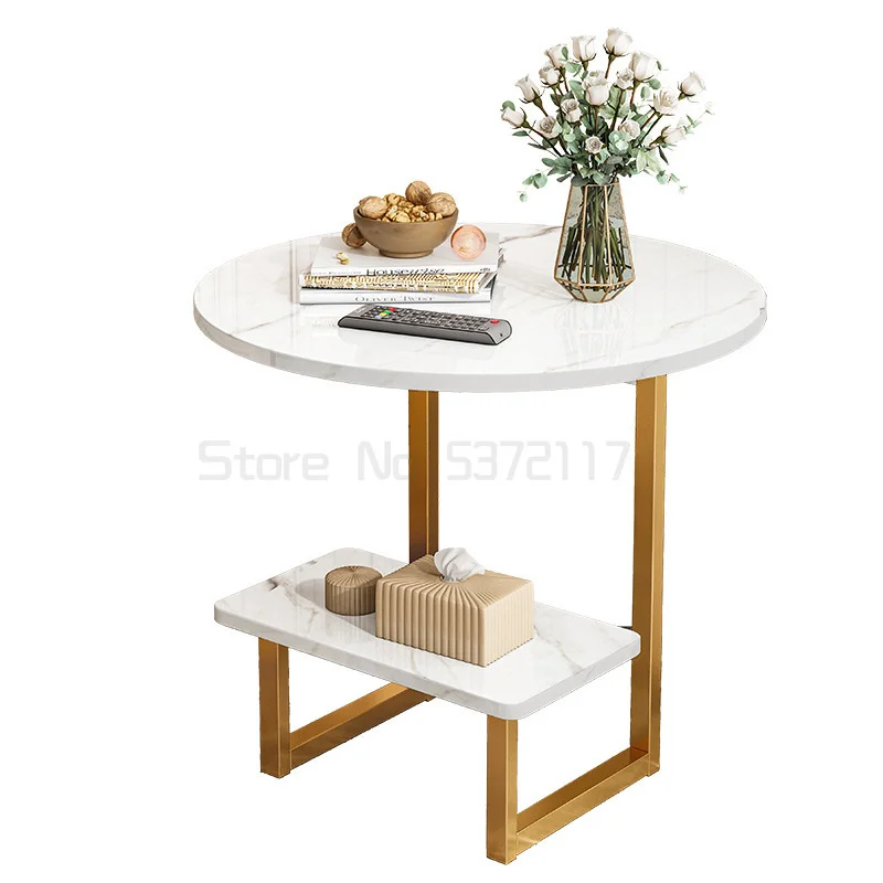 

Household afternoon tea table Nordic personality side table quiet wind tea table modern round table