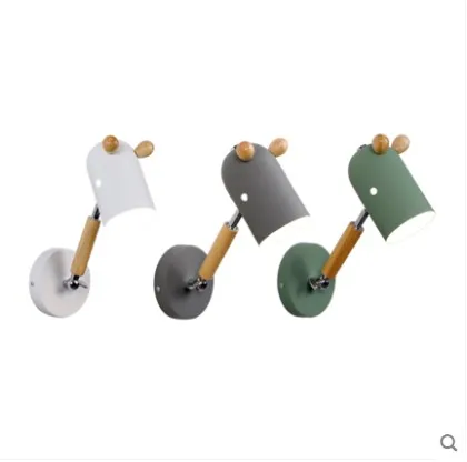 Скандинавский прикроватный светильник для спальни современный бра настенные