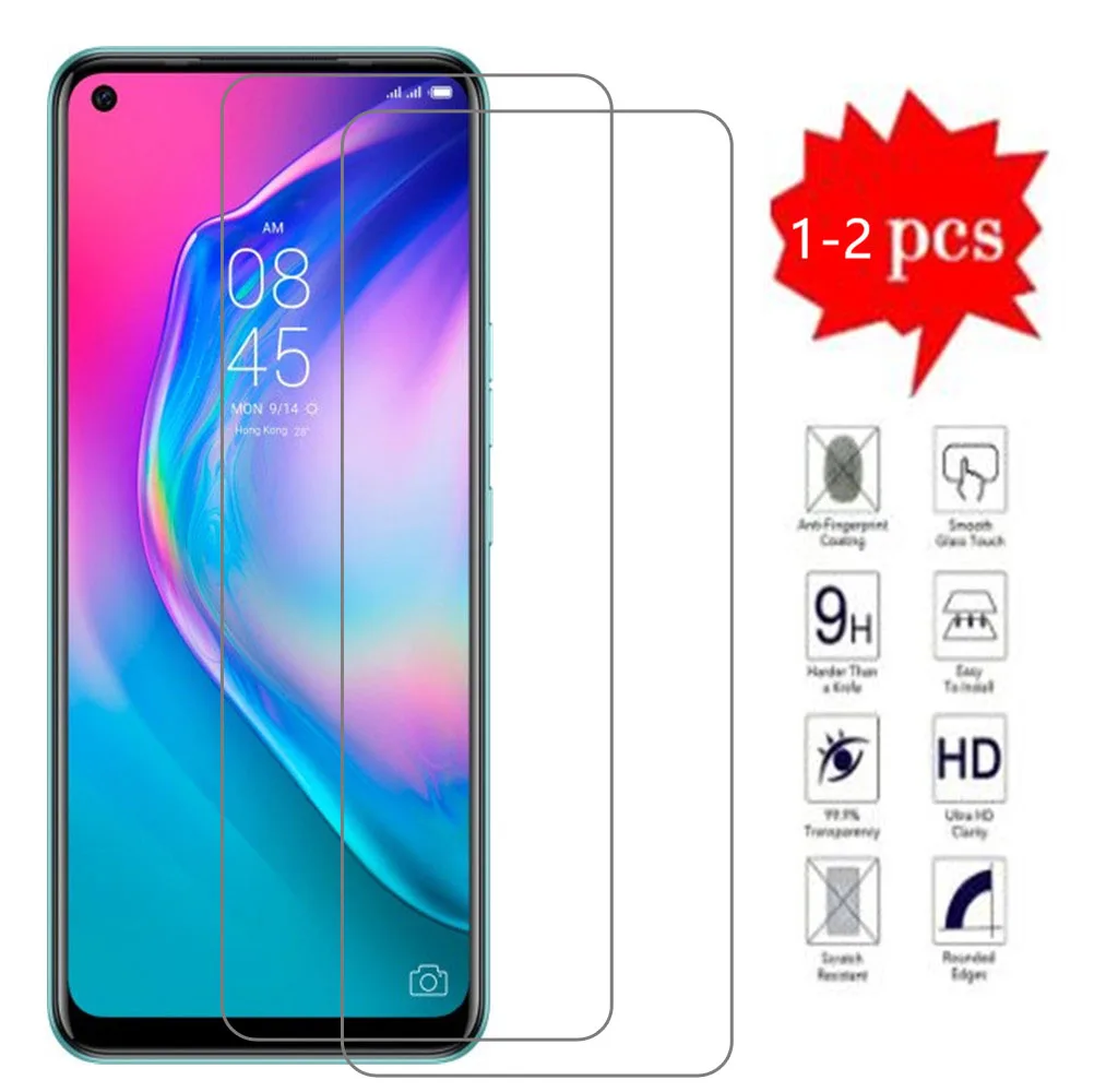 

9H 2.5D For Tecno Camon 16 SE Tempered Glass Protective For Tecno Camon 16 Screen Protector Glass Film phone Cover