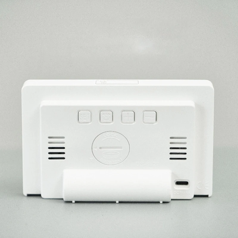 Электрический цифровой будильник светодиодные часы с беззвучным временем умный